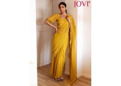 Designer Cotton Ready to Wear Sarees – JOVI Collection